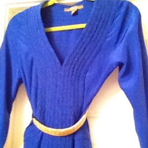 Royal blue Shift dress with rope detail
