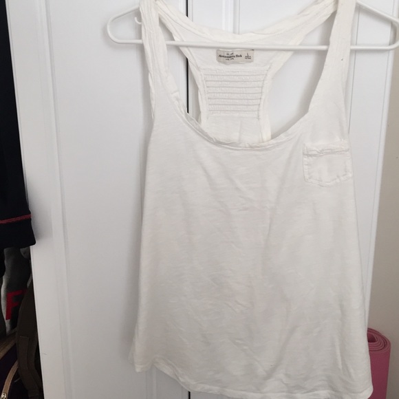 White Abercrombie tank top