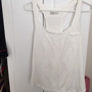 White Abercrombie tank top