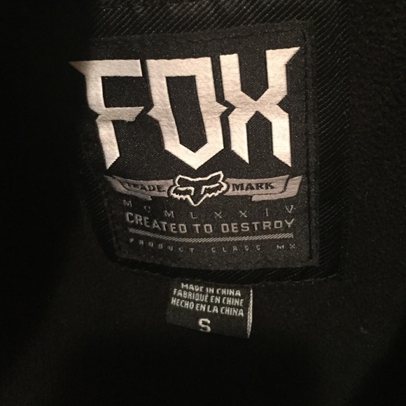 Fox racing zip-up hooded jacket - Picture 2 of 2