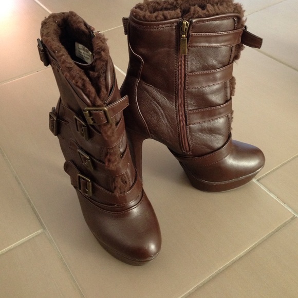 Brown Dereon boots