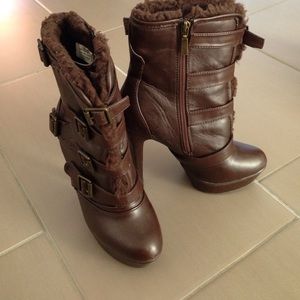 Brown Dereon boots