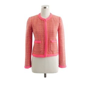 J.Crew Plaid Boucle Tweed Jacket blazer