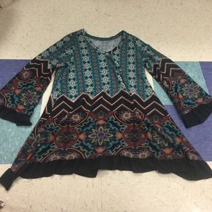 Plus size boutique brand new teal tunic