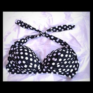 VENUS polka dot halter bikini top