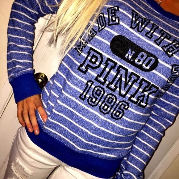Victoria's Secret Pink pullover fleece sweatshirt