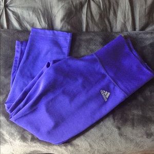 Adidas Purple Crop Leggings