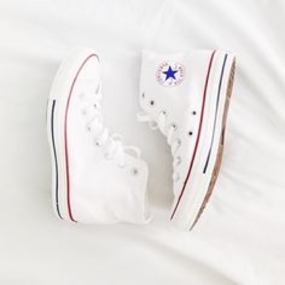 White high top converse