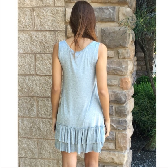 Double Ruffle Shift Dress - Picture 3 of 3