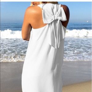 Short brand new white dress