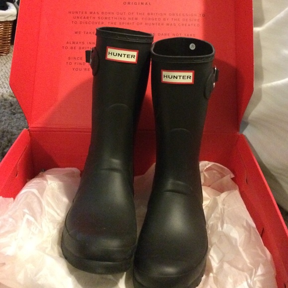 BRAND NEW Black Hunter Boots