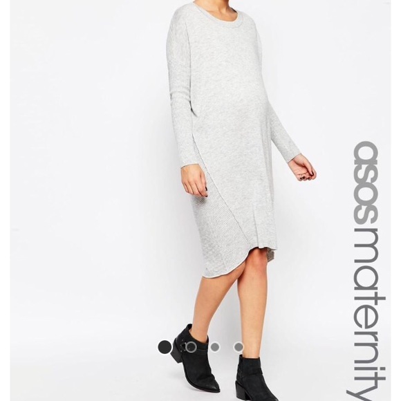 ASOS Maternity Oversized Sweater Dress NWT