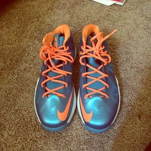 Orange and Blue sneakers