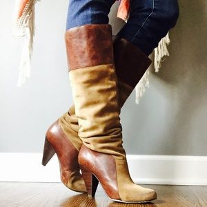 Beautiful Jessica Simpson leather and suede boots