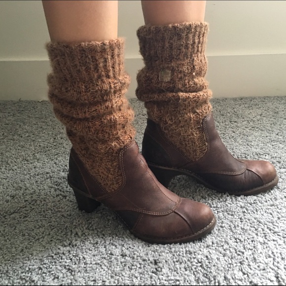Brown sock boots - Picture 2 of 5