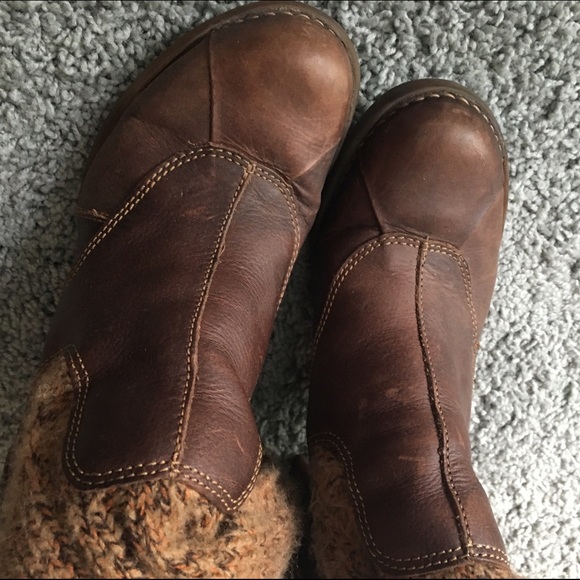 Brown sock boots - Picture 4 of 5