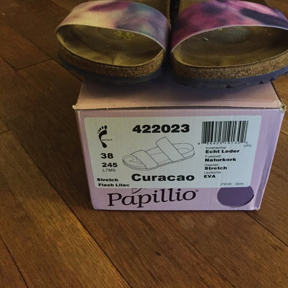 Lilac Birkenstock Papillio sandals