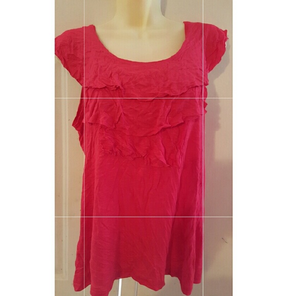 Beautiful Solid Coral Top