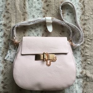 LC Lauren Conrad, Bags, Lc Runway Collection Leather Saddle Bag