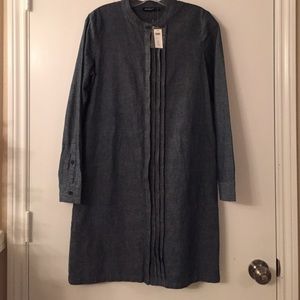 🆕 NWT Kate Spade Saturday Chambray Tuxedo Dress