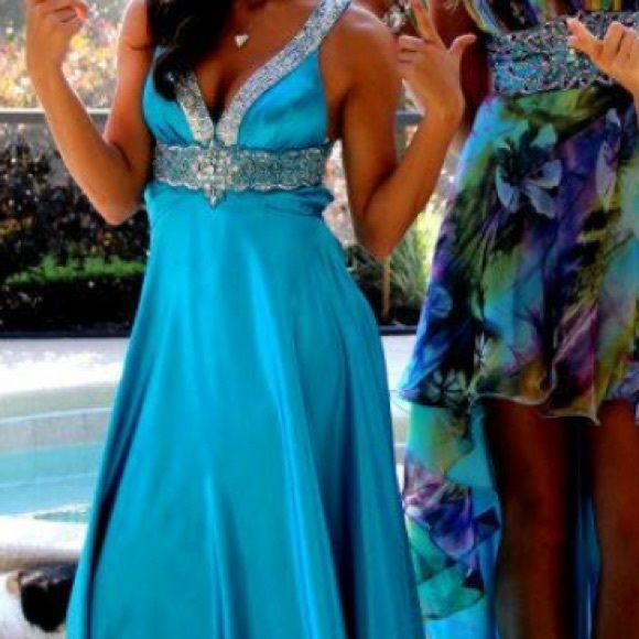 Turquoise Prom Dress