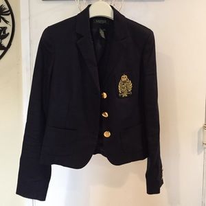 Navy blue Ralph Lauren Women's blazer