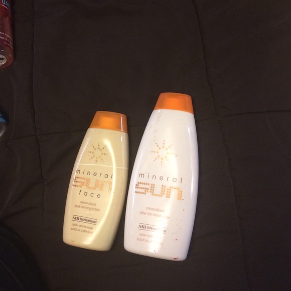Tanning lotions used twice
