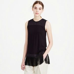 ️⭕️Clearance: Jcrew Fringe Sleeveless Top XXS