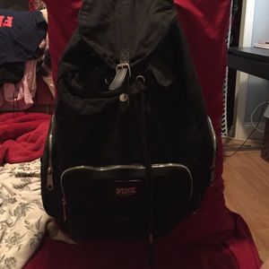Victoria Secret/Pink Black LIKE NEW BACKPACK