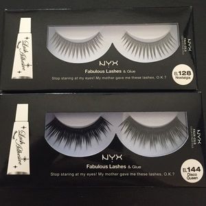 NYX Fabulous Lashes - 128 & 144 BRAND NEW