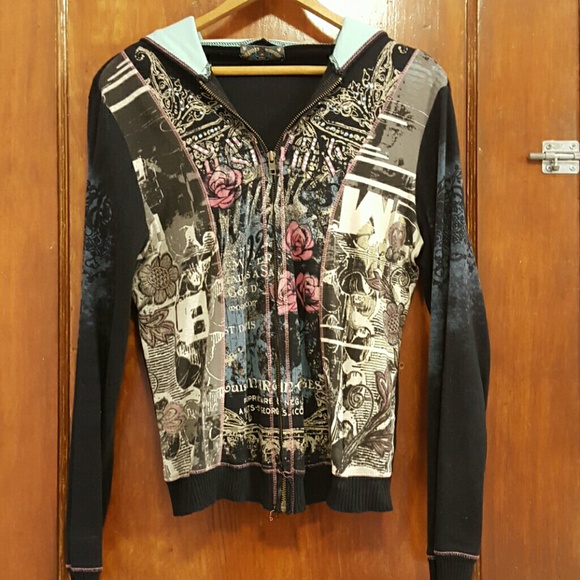 Zip front hoodie