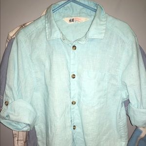Never worn linen cotton blend from h&m. Size 5-6.