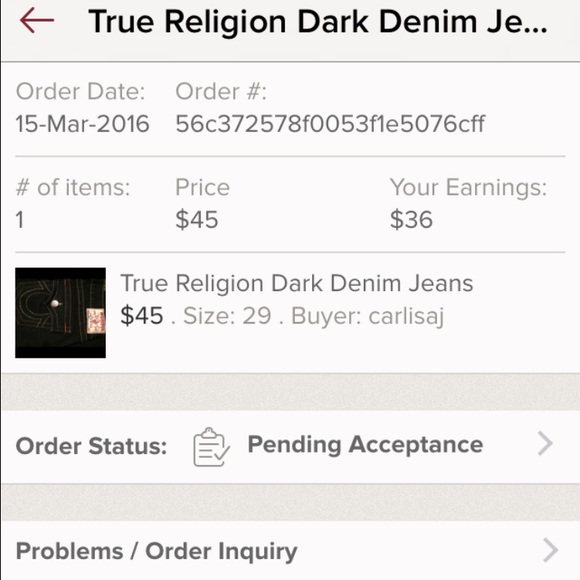 PROOF I MAILED YOUR ORDER