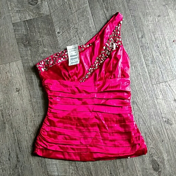 New bebe one shoulder