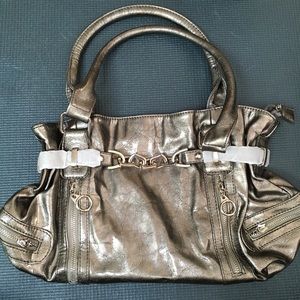 METALLIC silver Purse. NWOT.