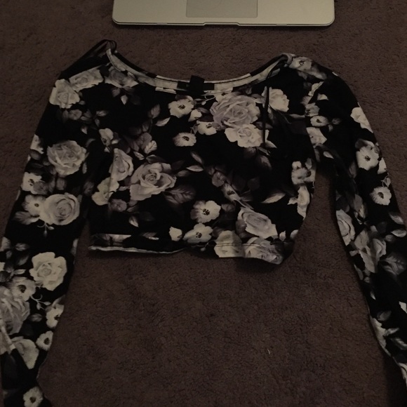 Floral crop top