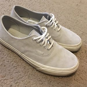 Light Grey suede vans