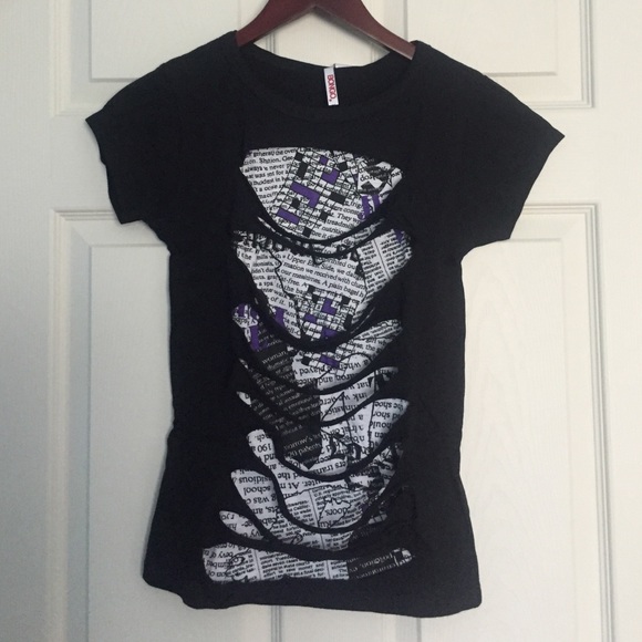 Shredded Printed T-Shirt