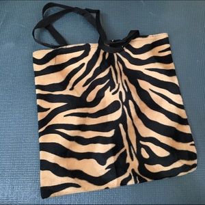 Tiger Striped Tote. BRAND NEW.