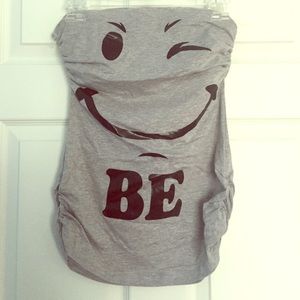 Smiley Face Tube Top