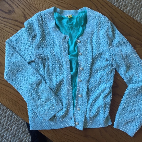 Leifsdottir Beaded Cardigan—Seen on Gossip Girl