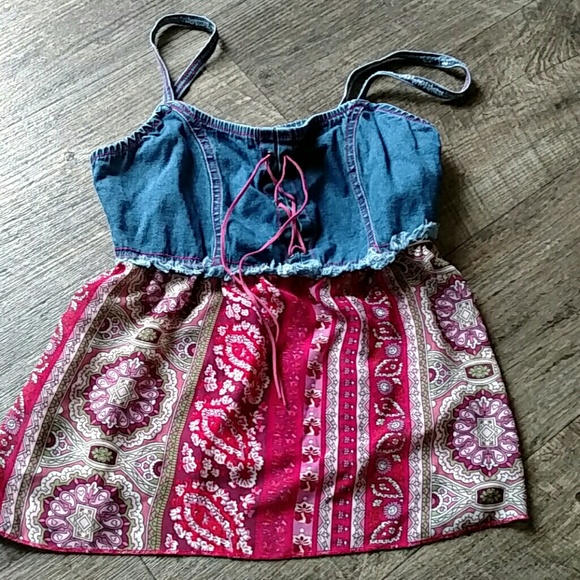 Lace up tank