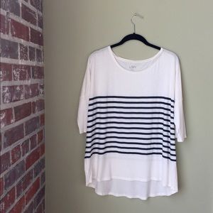 Striped tee from LOFT