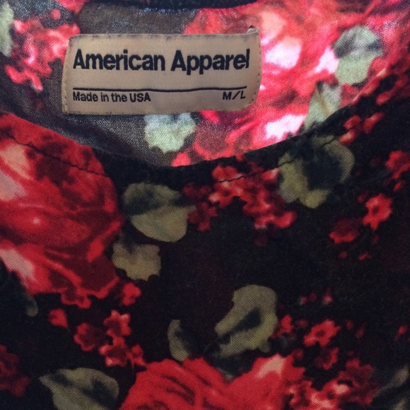 American Apparel Rayon Babydoll Dress - Picture 2 of 3