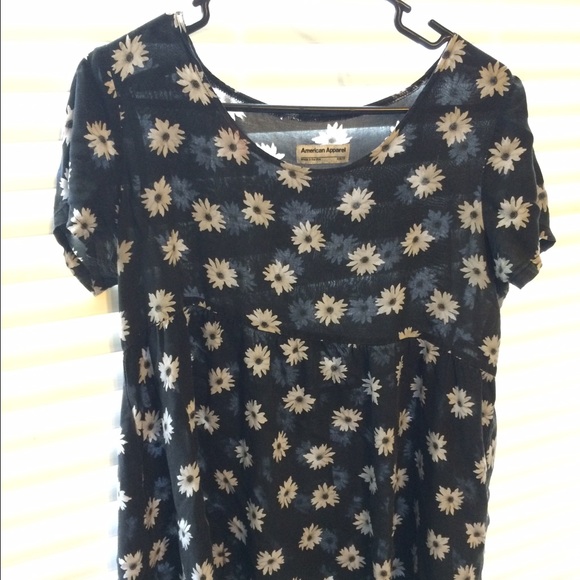 American Apparel Rayon Babydoll Dress - Picture 1 of 3