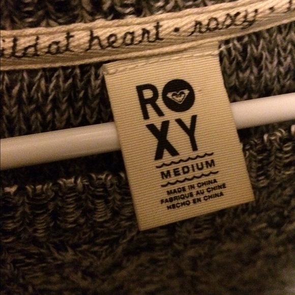 Roxy Cable Knit Sweater(Grey) - Picture 3 of 3