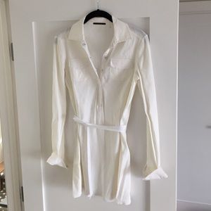 Elie Tahari Linen shirt dress