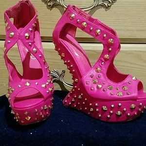 Pink rockstar platforms!