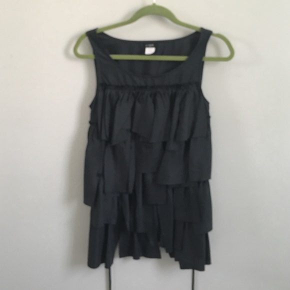 J. Crew Tops - J. Crew silk ruffle tiered top J. Crew Tops - J. Crew silk ruffle tiered top