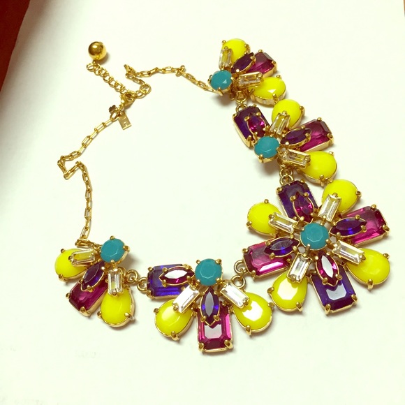 Kate Spade Kaleidoscope Floral Statement Necklace